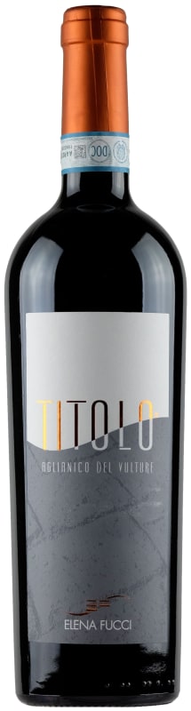 Elena Fucci Aglianico Del Vulture Titolo 2021 Front Bottle Shot