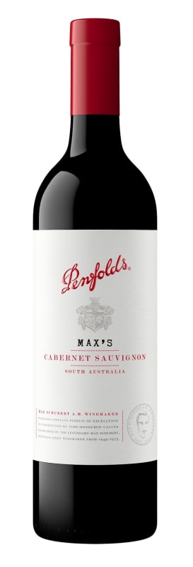 Penfolds Max's Cabernet Sauvignon 2019 Front Bottle Shot