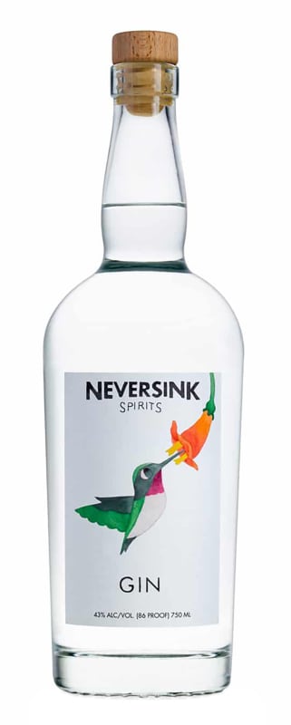 Neversink Gin Front Bottle Shot