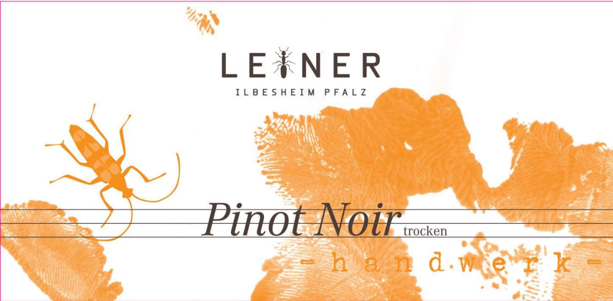 Weingut Jurgen Leiner Handwerk Pfalz Spatburgunder Trocken 2017 Front Label