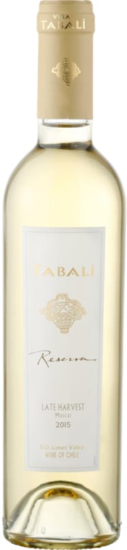 Tabali Late Harvest Muscat (375ML half-bottle) 2015 Front Bottle Shot