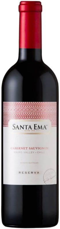 Santa Ema Reserva Cabernet Sauvignon 2015 Front Bottle Shot