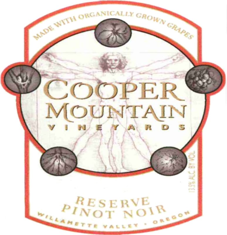 Cooper Mountain Reserve Pinot Noir 2007 Front Label