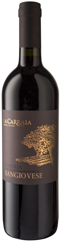 La Carraia Umbria Sangiovese 2021 Front Bottle Shot
