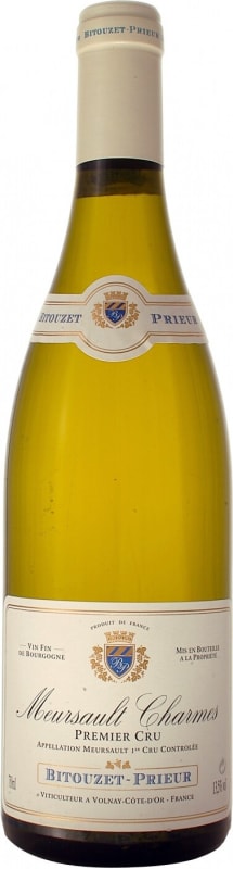 Domaine Bitouzet-Prieur Meursault Charmes Premier Cru 2017 Front Bottle Shot