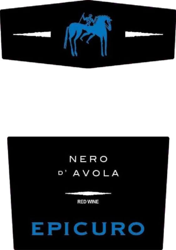 Epicuro Nero d'Avola 2015 Front Label