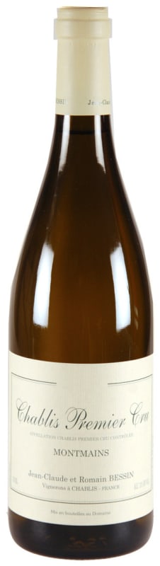 Jean-Claude Bessin Chablis Montmains Premier Cru 2018 Front Bottle Shot
