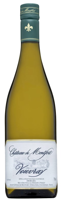 Chateau de Montfort Vouvray 2018 Front Bottle Shot