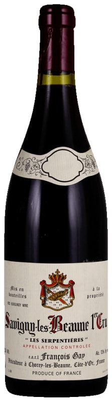 Michel Gay & Fils Savigny les Beaune Serpentieres Premier Cru 2012 Front Bottle Shot