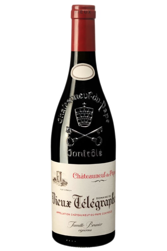 Domaine du Vieux Telegraphe Chateauneuf-du-Pape La Crau Rouge (3 Liter Bottle) 2019 Front Bottle Shot