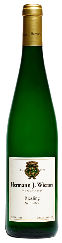 Hermann J. Wiemer Semi-Dry Riesling 2021 Front Bottle Shot