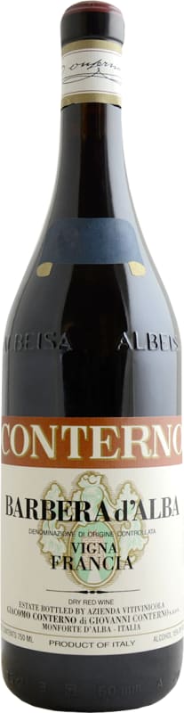 Giacomo Conterno Vigna Francia Barbera d'Alba 2021 Front Bottle Shot