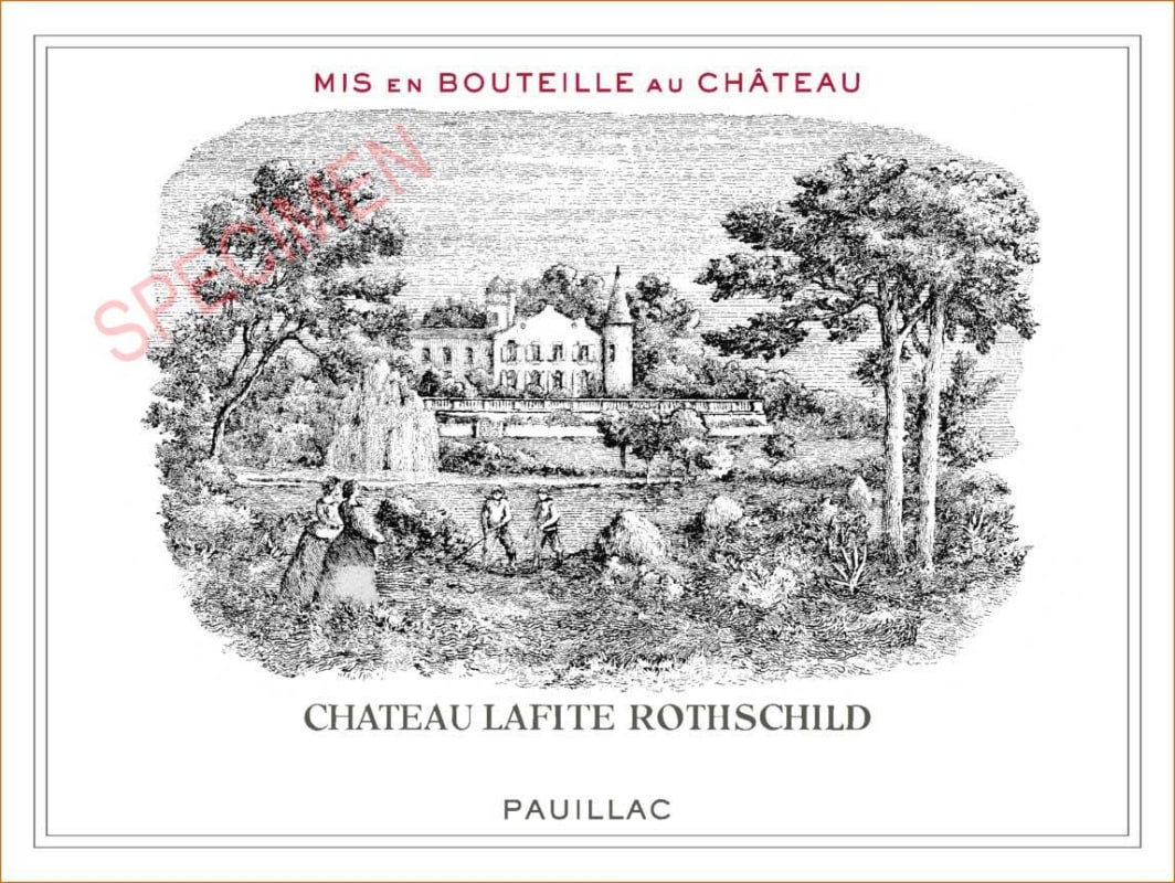 Chateau Lafite Rothschild (1.5 Liter Magnum) 1986 Front Label