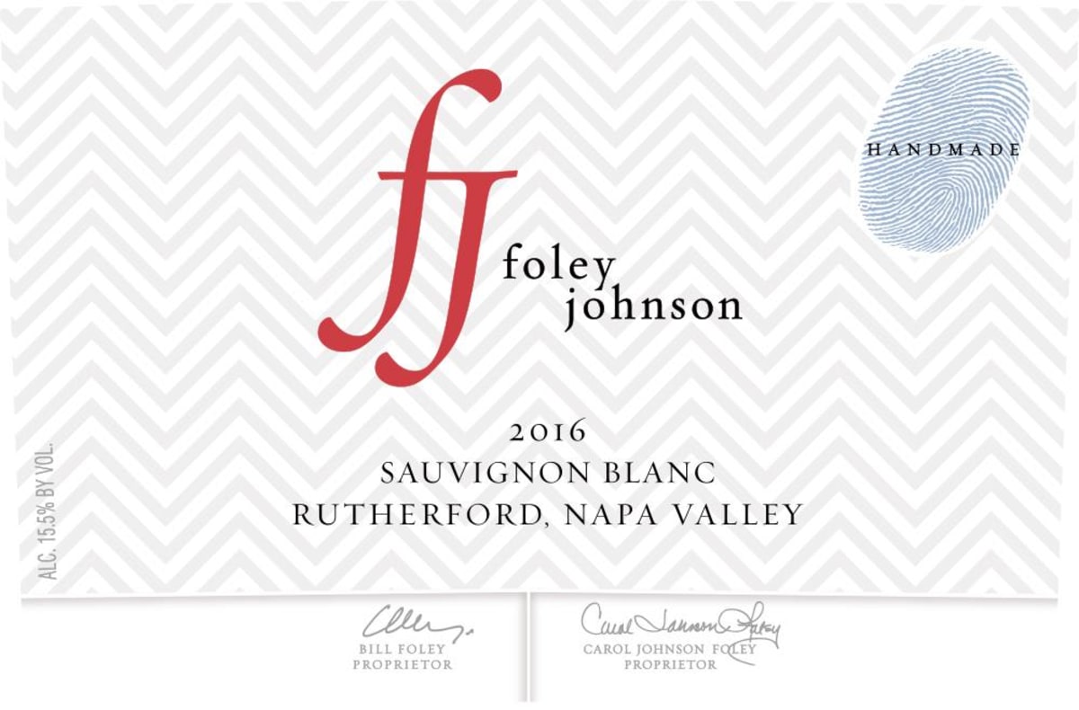 Foley Johnson Sauvignon Blanc 2016 Front Label
