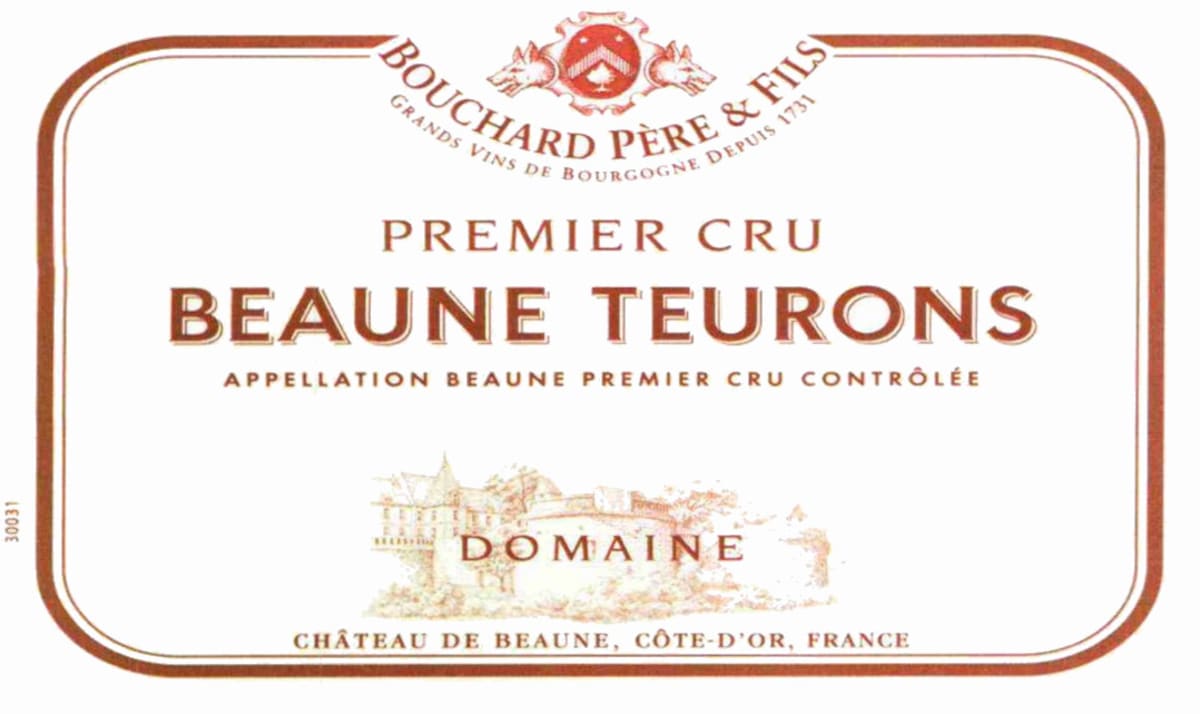 Bouchard Pere & Fils Beaune Teurons Premier Cru 2013 Front Label