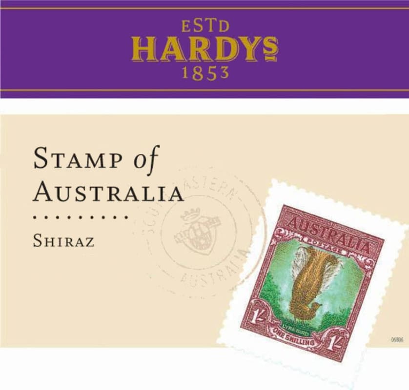 Hardys Stamp Shiraz 2009 Front Label