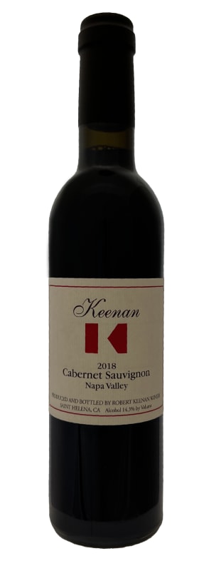 Keenan Napa Valley Cabernet Sauvignon (375ML half-bottle) 2018 Front Bottle Shot