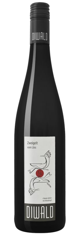 Diwald vom Loss Zweigelt 2021 Front Bottle Shot