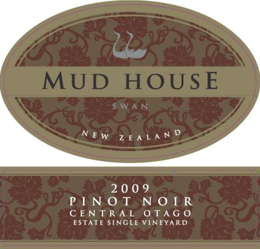 Mud House Swan Reserve Pinot Noir 2009 Front Label