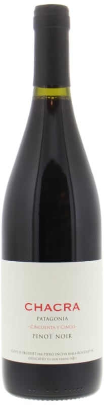 Bodega Chacra Cincuenta y Cinco Pinot Noir 2022 Front Bottle Shot