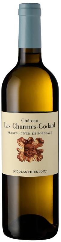 Chateau Les Charmes-Godard Blanc 2015 Front Bottle Shot
