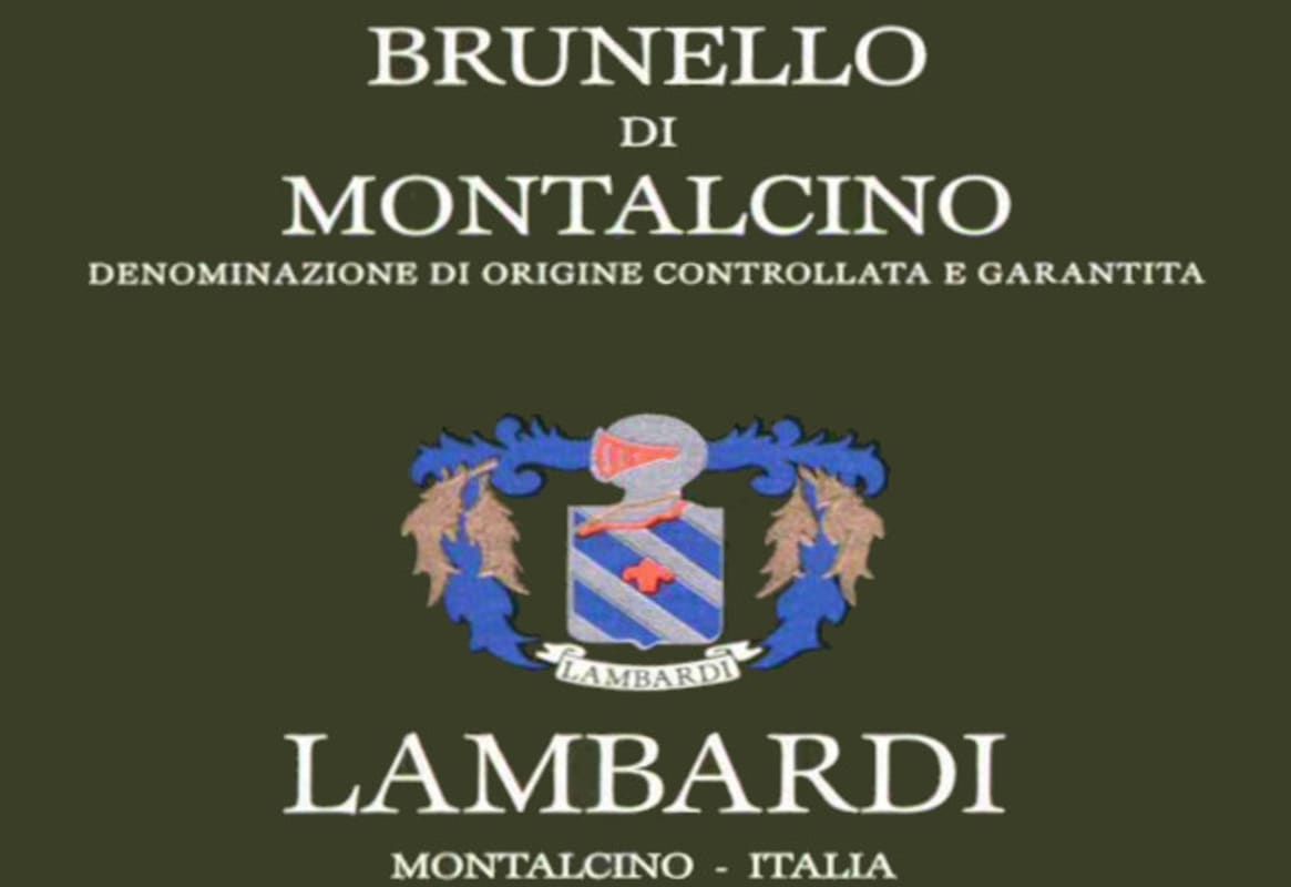 Azienda Canalicchio di Sotto di Lambardi Brunello di Montalcino 2012 Front Label