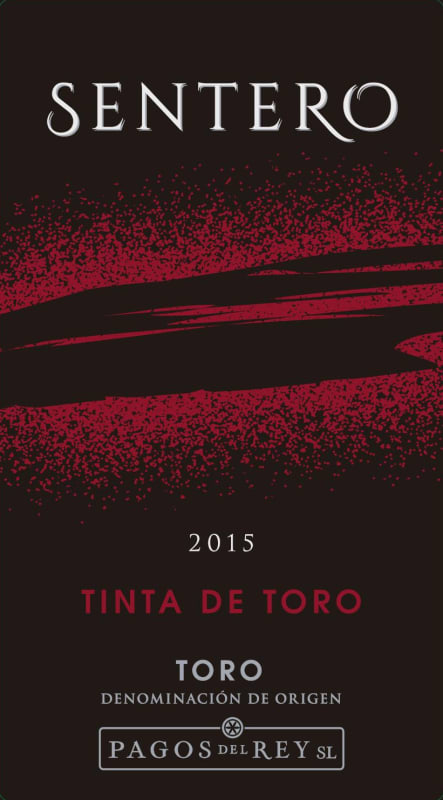 Pagos Del Rey Sentero Tinta de Toro 2015 Front Label