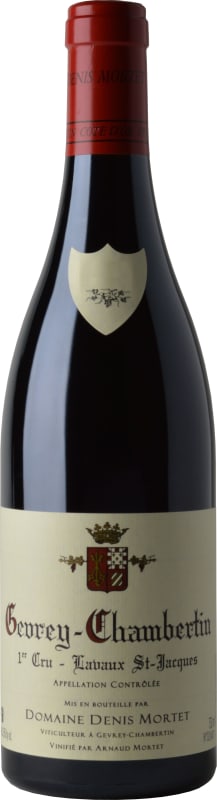 Denis Mortet Gevrey-Chambertin Lavaux St-Jacques Premier Cru 2013 Front Bottle Shot