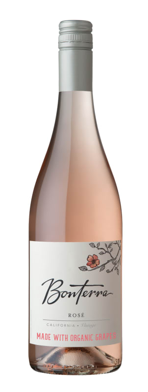 Bonterra Organic Rose 2022 Front Bottle Shot