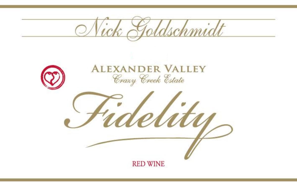 Goldschmidt Vineyard Crazy Creek Estate Fidelity 2015 Front Label