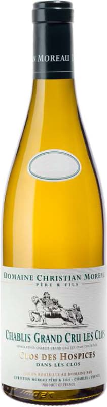 Christian Moreau Chablis Les Clos Grand Cru Clos des Hospices 2021 Front Bottle Shot