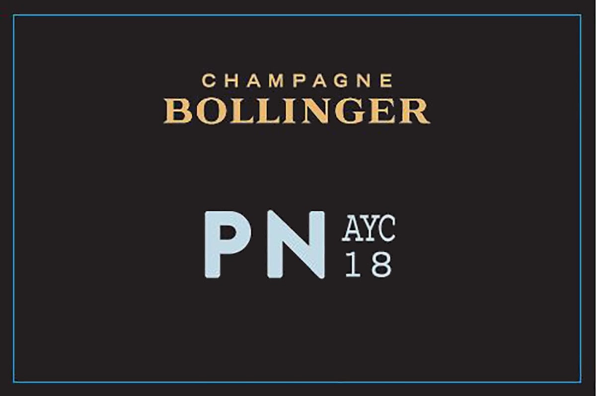 Bollinger PN AYC18 (1.5 Liter Magnum) Front Label