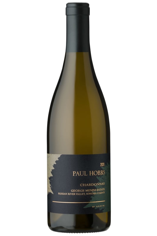 Paul Hobbs George Menini Estate Chardonnay 2020 Front Bottle Shot