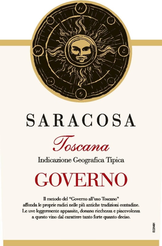 Saracosa Governo 2016 Front Label