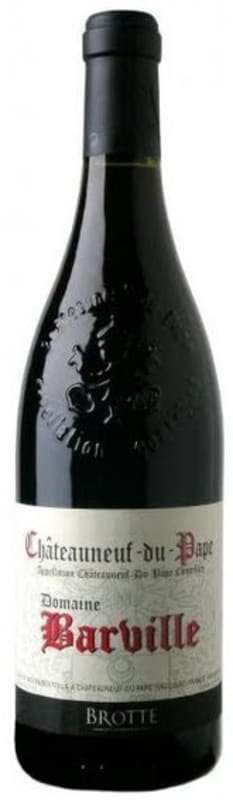 Maison Brotte Chateauneuf-du-Pape Domaine Barville 2017 Front Bottle Shot