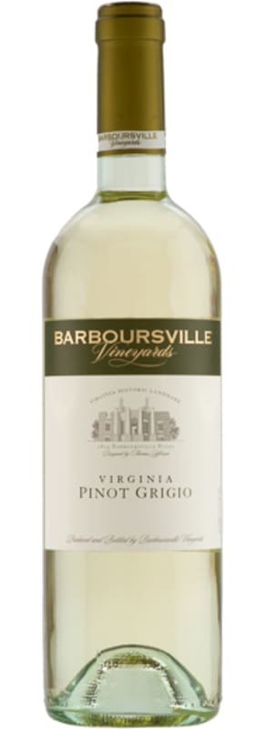 Barboursville Pinot Grigio 2021 Front Bottle Shot