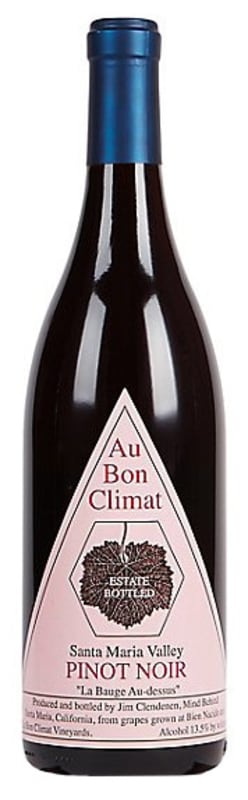 Au Bon Climat La Bauge Au-Dessus Pinot Noir 2017 Front Bottle Shot