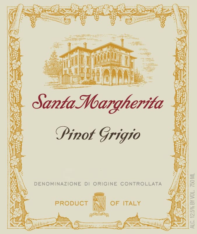Santa Margherita Pinot Grigio 2018 Front Label