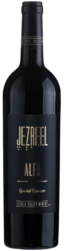 Jezreel Winery Alfa Reserve (OK Kosher) 2017 Front Bottle Shot