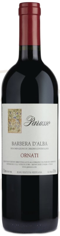 Parusso Barbera d'Alba Ornati 2015 Front Bottle Shot