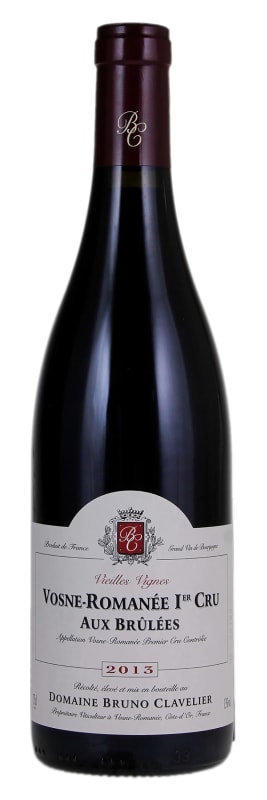 Domaine Bruno Clavelier Vosne-Romanee Aux Brulees Premier Cru 2013 Front Bottle Shot