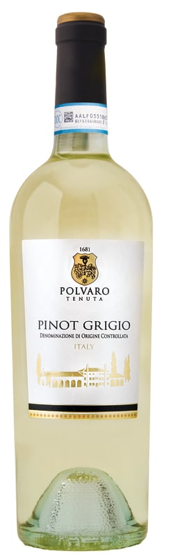 Tenuta Polvaro Pinot Grigio 2017 Front Bottle Shot