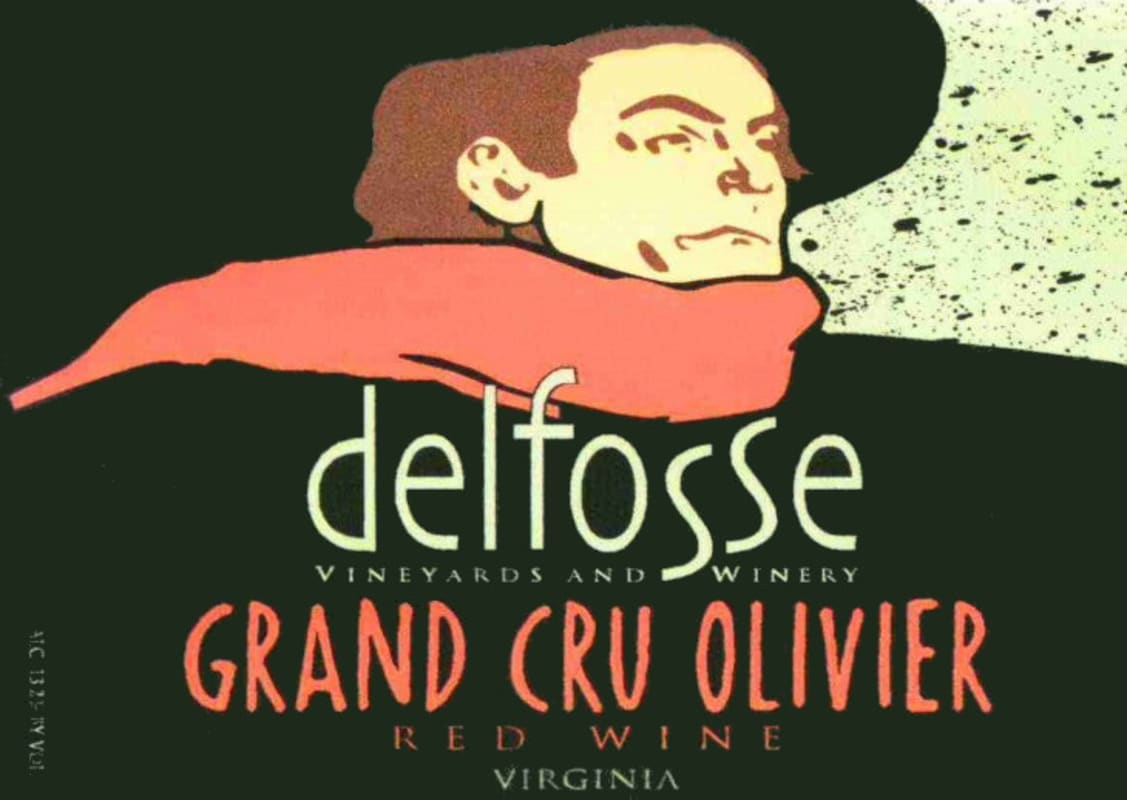DelFosse Vineyards and Winery Grand Cru Olivier 2011 Front Label
