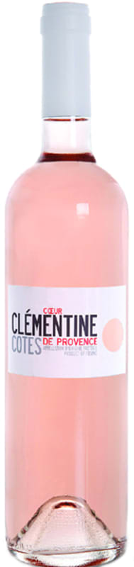 Coeur Clementine Cotes de Provence Rose 2017 Front Bottle Shot