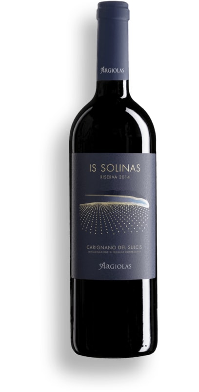 Argiolas Is Solinas Carignano del Sulcis Riserva 2014 Front Bottle Shot
