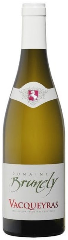 Domaine Brunely Vacqueyras Blanc 2014 Front Bottle Shot
