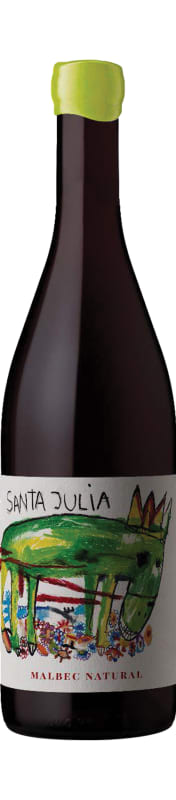 Santa Julia El Burro Natural Malbec 2022 Front Bottle Shot