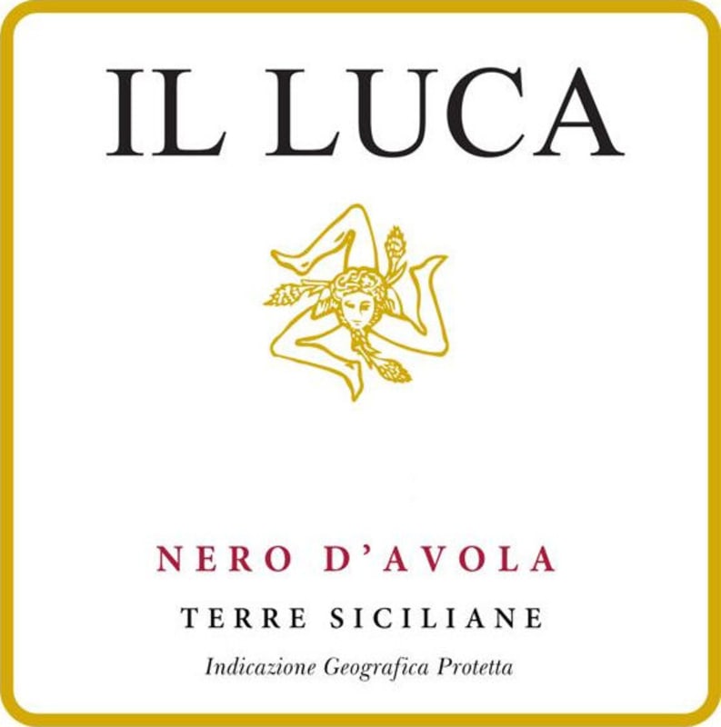 Luca Nero d'Avola 2016 Front Label
