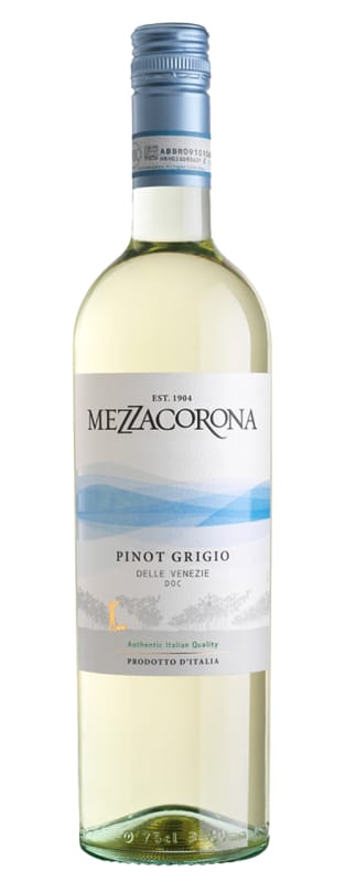 Mezzacorona Pinot Grigio 2024 Front Bottle Shot