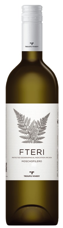 Troupis Winery Fteri Moschofilero 2021 Front Bottle Shot